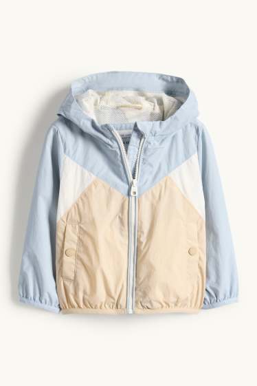 Baby Boys - Baby jacket - water-repellent - blue / beige