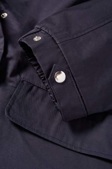 Damen - Jacke mit Kapuze - dunkelblau