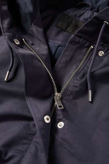 Damen - Jacke mit Kapuze - dunkelblau