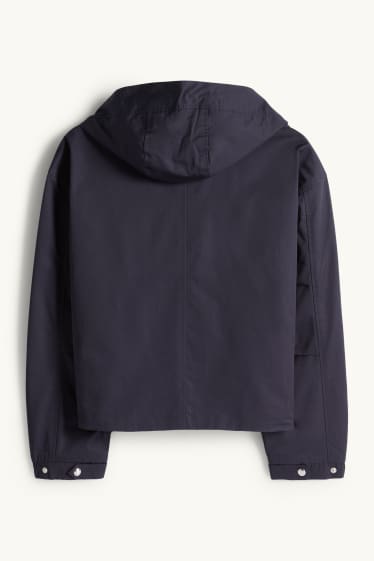 Damen - Jacke mit Kapuze - dunkelblau