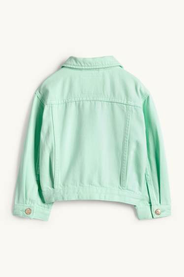 Enfants filles - Veste en jean - vert menthe