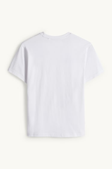 Dzieci chłopcy - Minecraft - koszulka z krótkim rękawem - biały / czarny