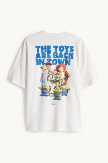 Bărbați - Tricou - supradimensionat - Povestea jucăriilor - alb