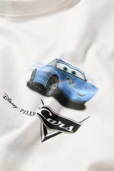 Bărbați - Tricou - supradimensionat - Mașini - alb