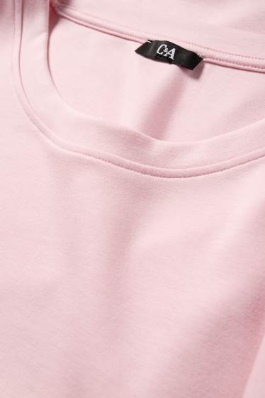 Damen - Langarmshirt - Relaxed Fit - rosa