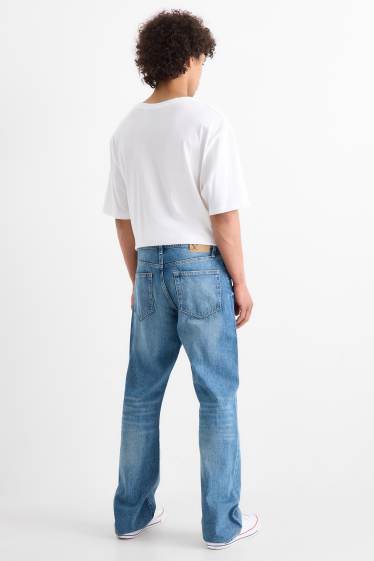 Bărbați - Bootcut jeans - denim-albastru