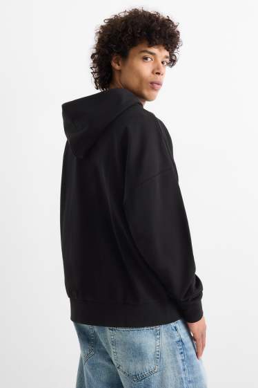 Men - Zip-through hoodie - black