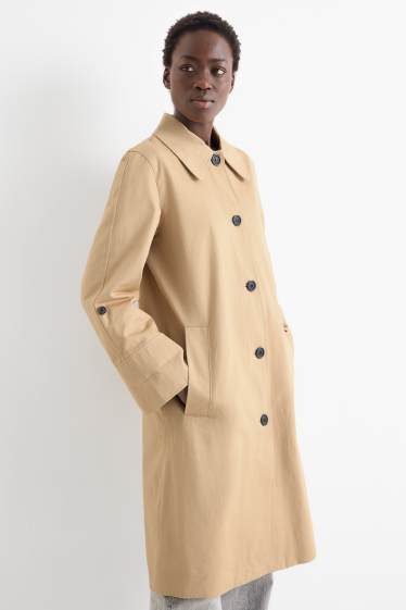 Damen - Mantel - beige