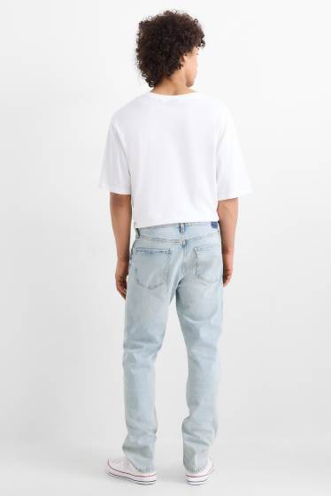 Pánské - Straight jeans - džíny - světle modré