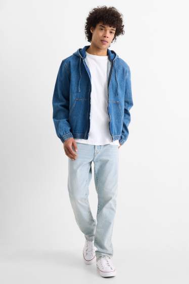 Pánské - Straight jeans - džíny - světle modré