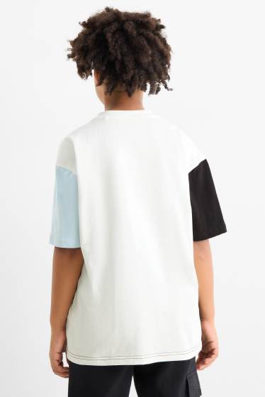 Enfants garçons - T-shirt - blanc / noir