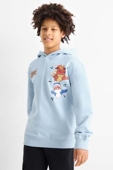 Kinderen: jongens - Stumble Guys - hoodie - lichtblauw