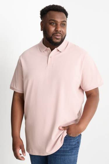 Heren - Poloshirt - roze