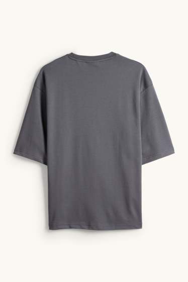 Herren - T-Shirt - Relaxed Fit - dunkelgrau