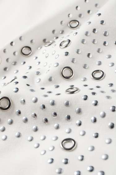 Bambine - Stella - t-shirt - bianco