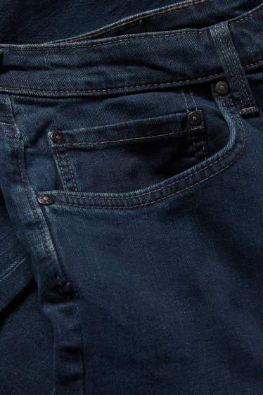 Bărbați - Straight jeans - LYCRA® - albastru închis