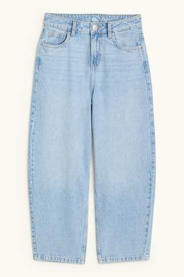 Bambine - Barrel jeans - blu