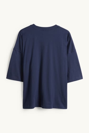 Femmes - T-shirt - regular fit - bleu foncé