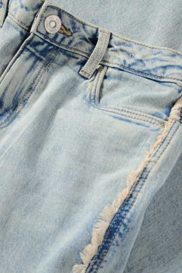 Children Girls - Wide leg jeans - denim-light gray