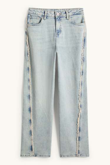 Children Girls - Wide leg jeans - denim-light gray