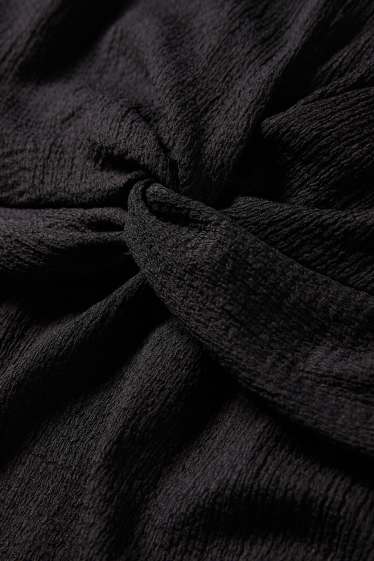 Damen - Umstandskleid - strukturiert - schwarz