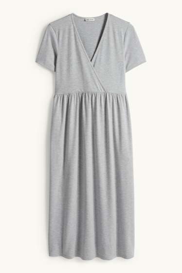 Femmes - Robe d’allaitement - gris clair