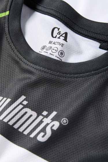 Děti - chlapci - Funkční tričko - černá/bílá