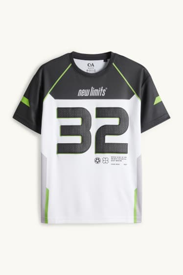 Děti - chlapci - Funkční tričko - černá/bílá