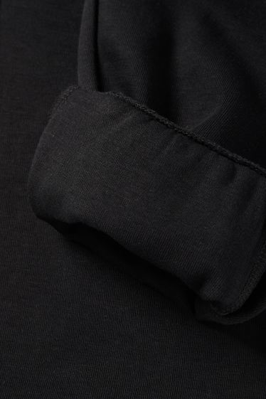 Copii - Băieți - Pantaloni de trening - model cargo - negru