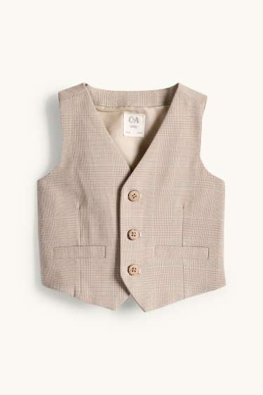 Bébés garçons - Tenue bébé - 3 pièces - blanc crème