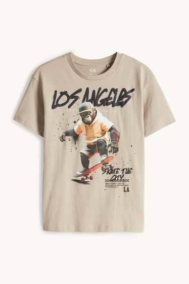 Bambini - Gorilla - maglia a maniche corte - beige