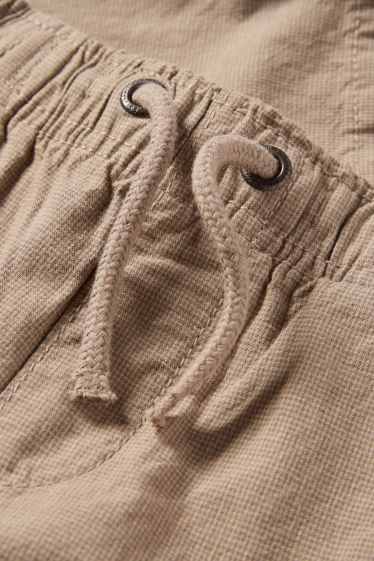 Enfants garçons - Pantalon avec teneur en lin - beige