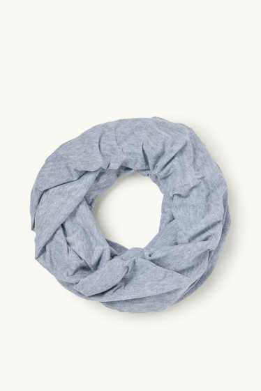 Donna - Scaldacollo - grigio chiaro melange