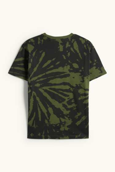 Enfants garçons - Minecraft - T-shirt - à motif - vert foncé