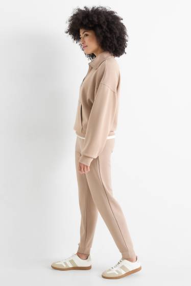 Damen - Jogginghose - taupe