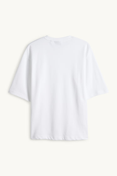 Herren - T-Shirt - Relaxed Fit - weiss