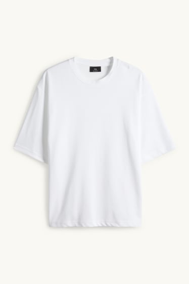 Herren - T-Shirt - Relaxed Fit - weiss