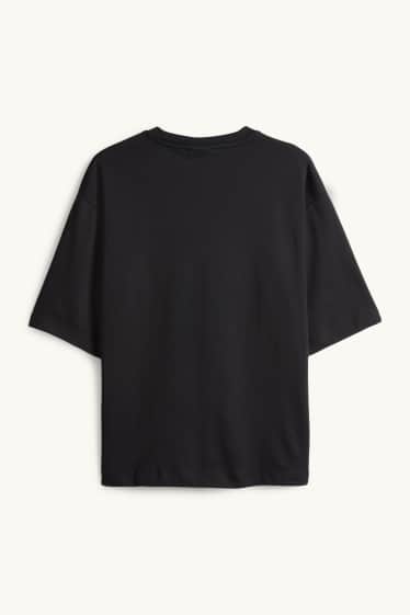 Herren - T-Shirt - Relaxed Fit - schwarz