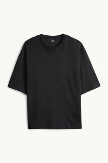 Herren - T-Shirt - Relaxed Fit - schwarz