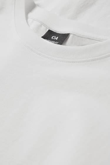 Hommes - T-shirt - Oversize - blanc