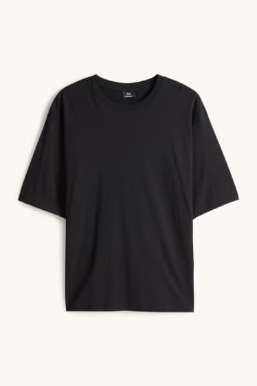 Hommes - T-shirt - Oversize - noir