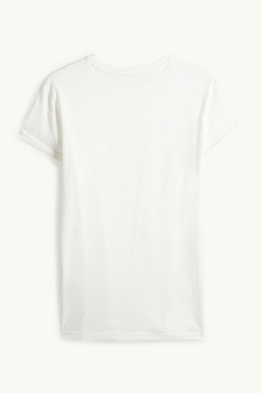 Hommes - T-shirt - slim fit - blanc