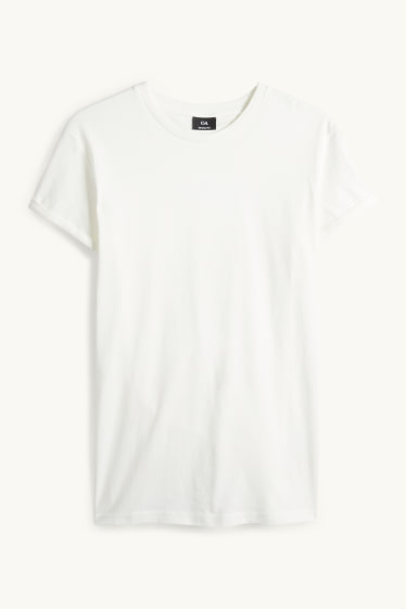 Hommes - T-shirt - slim fit - blanc
