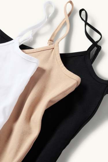 Femmes - Lot de 2 - caracos - blanc / noir