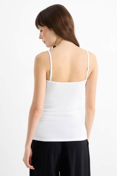 Femmes - Lot de 2 - caracos - blanc / noir