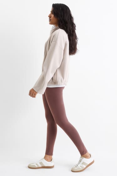 Damen - Leggings - hellbraun