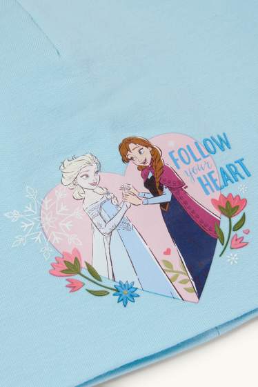 Dzieci dziewczynki - Kraina Lodu - czapka - jasnoniebieski