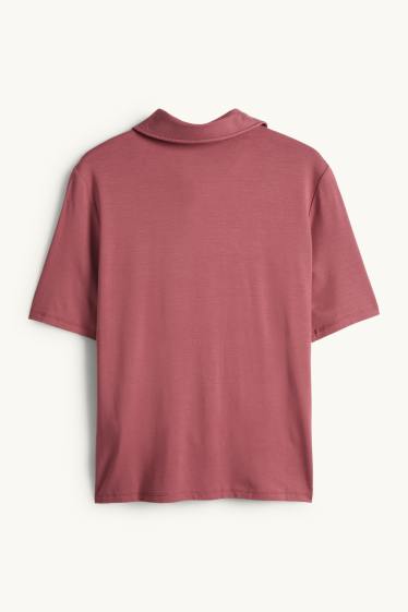 Dámské - Košilová halenka - bordeaux