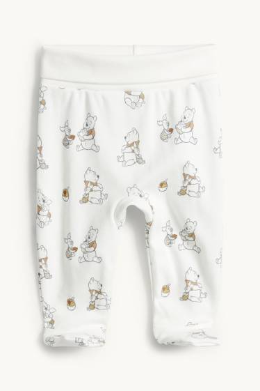Unisexe - Winnie l’ourson - tenue nouveau-né - 2 pièces - blanc / beige