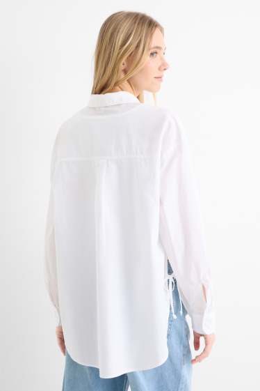 Damen - Hemdbluse - weiss